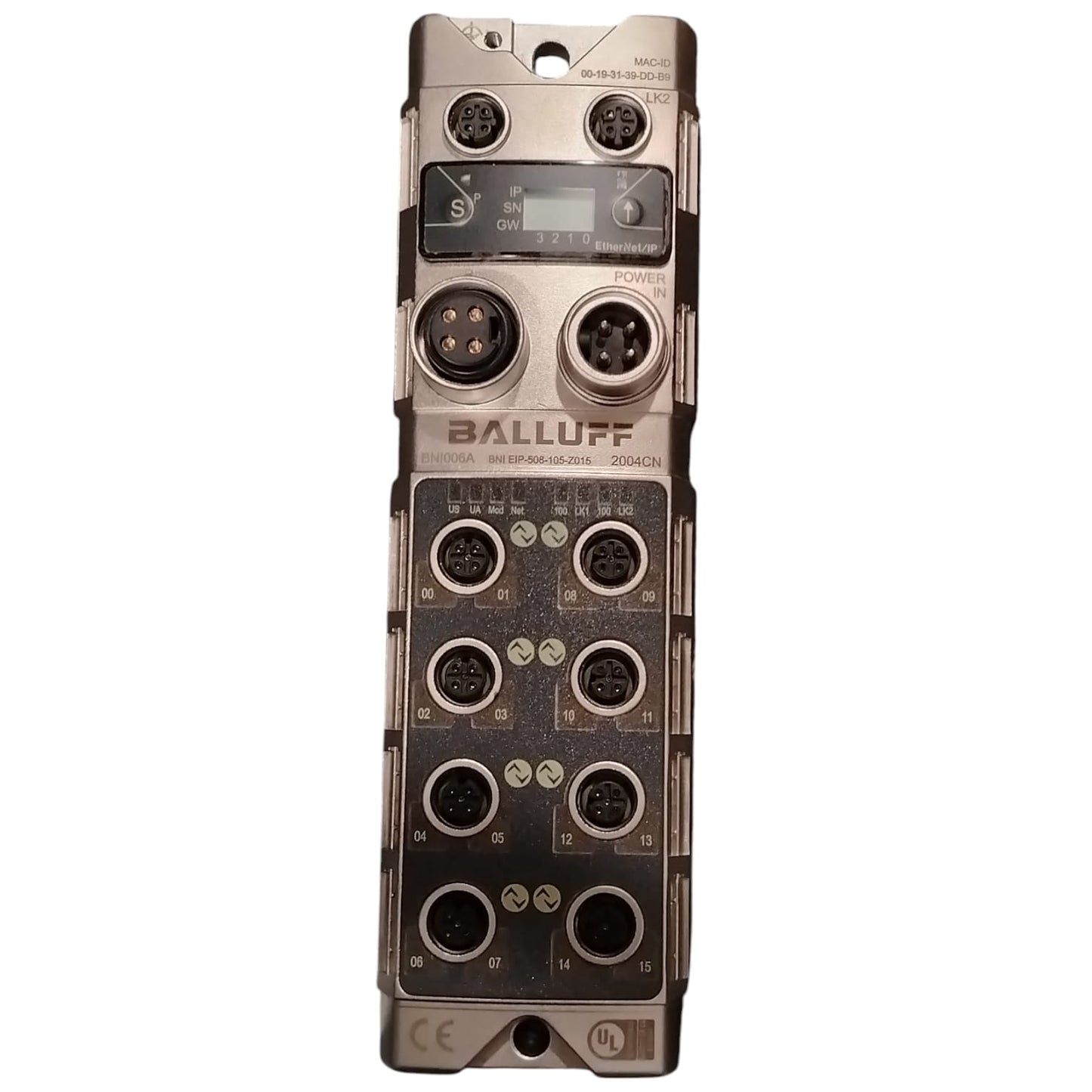 BALLUFF BNI006A BNI EIP-508-105-Z015 Módulo de red para Ethernet/IP