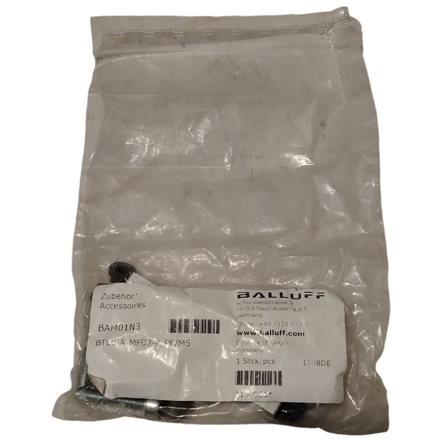 BALLUFF BAM01N3 BTL6-A-MF07-A-PF/M5 Accesorio de montaje