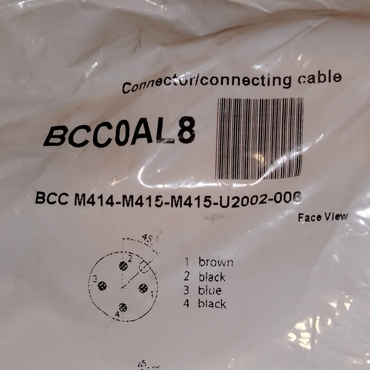 BALLUFF BCC0AL8 Cable de conexión