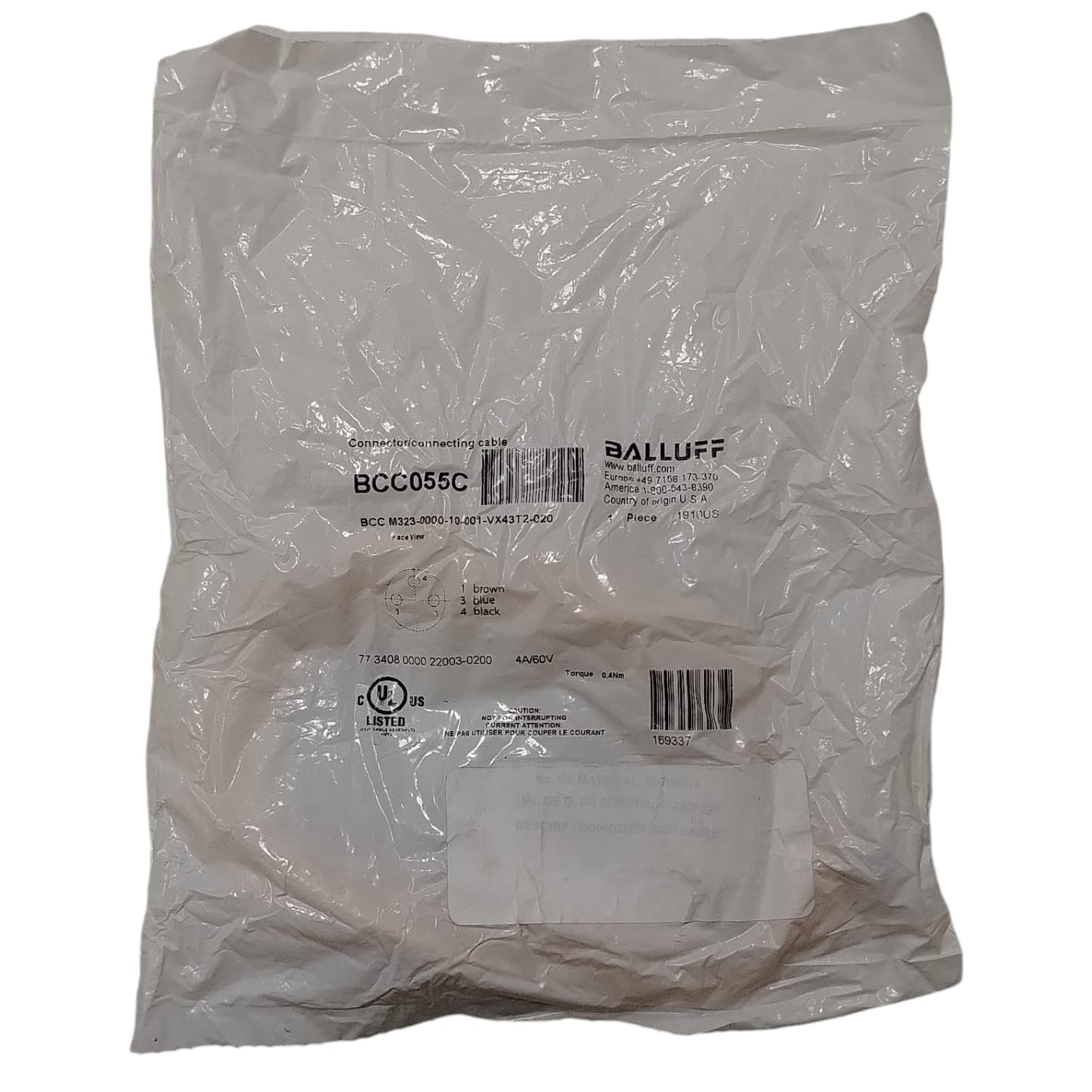 BALLUFF BCC055C Cable de conexión