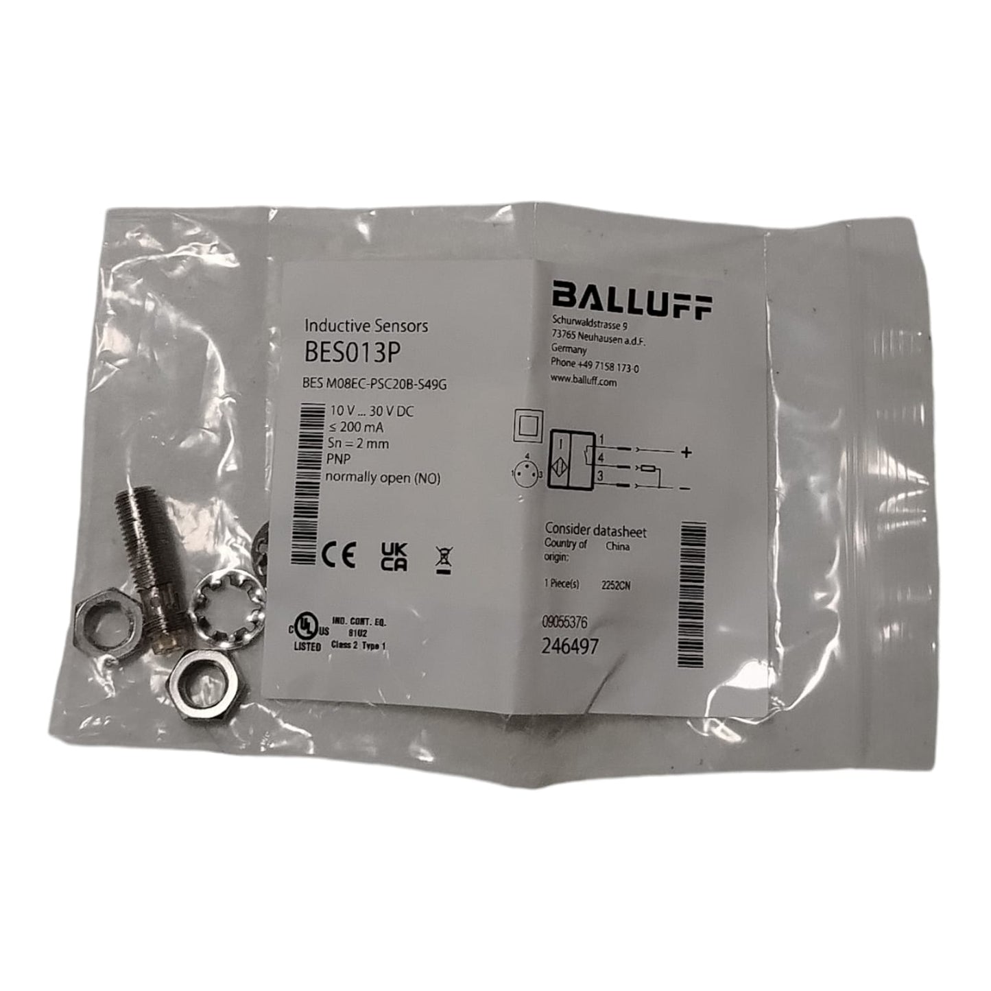 BALLUFF BES013P Sensor inductivo