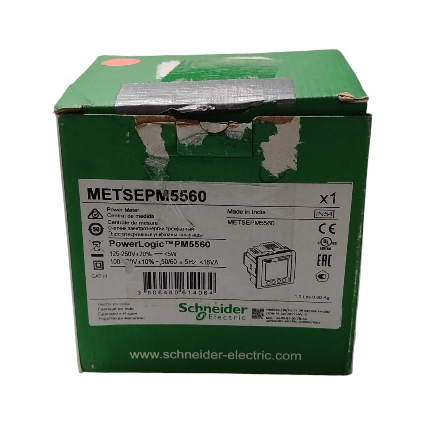 SCHNEIDER ELECTRIC METSEPM5560/ pm5560 Pantalla con medidor de energía