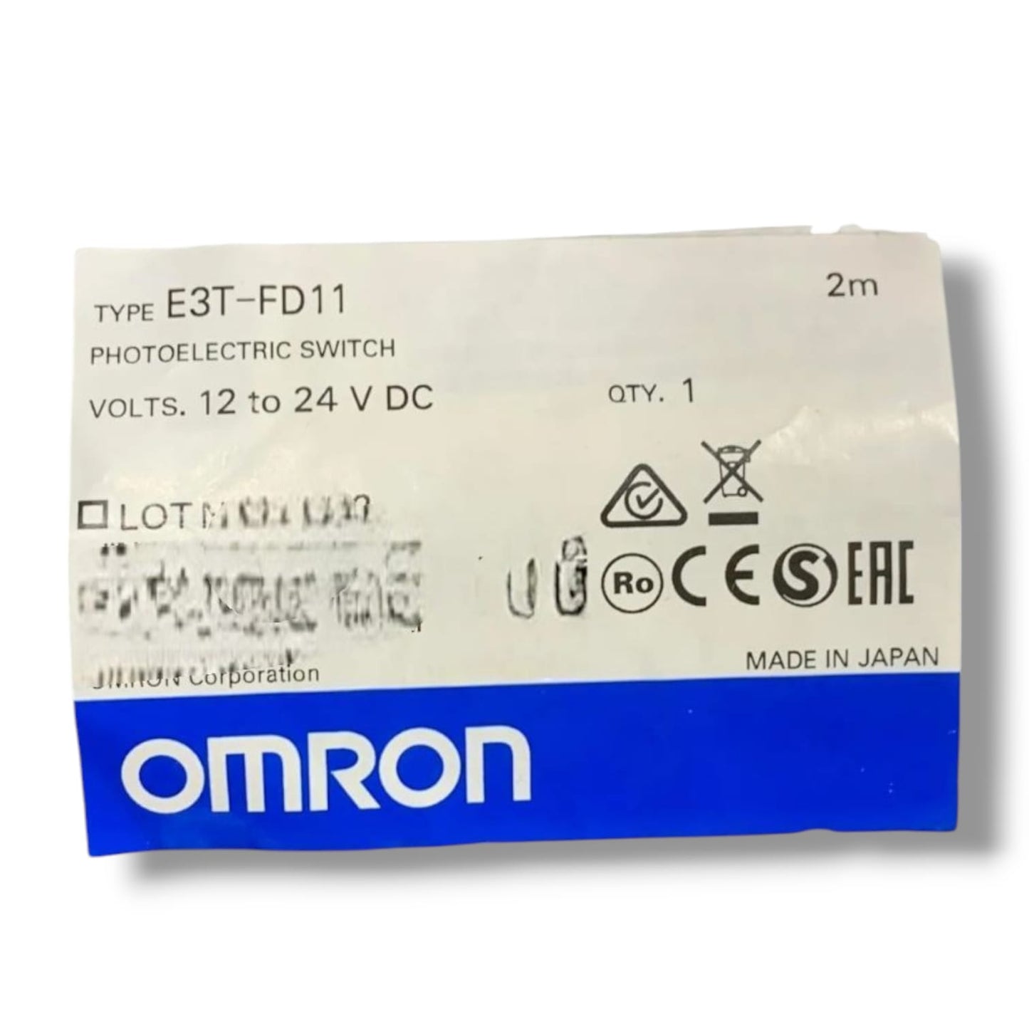 OMRON E3T-FD11 SENSOR FOTOELECTRICO