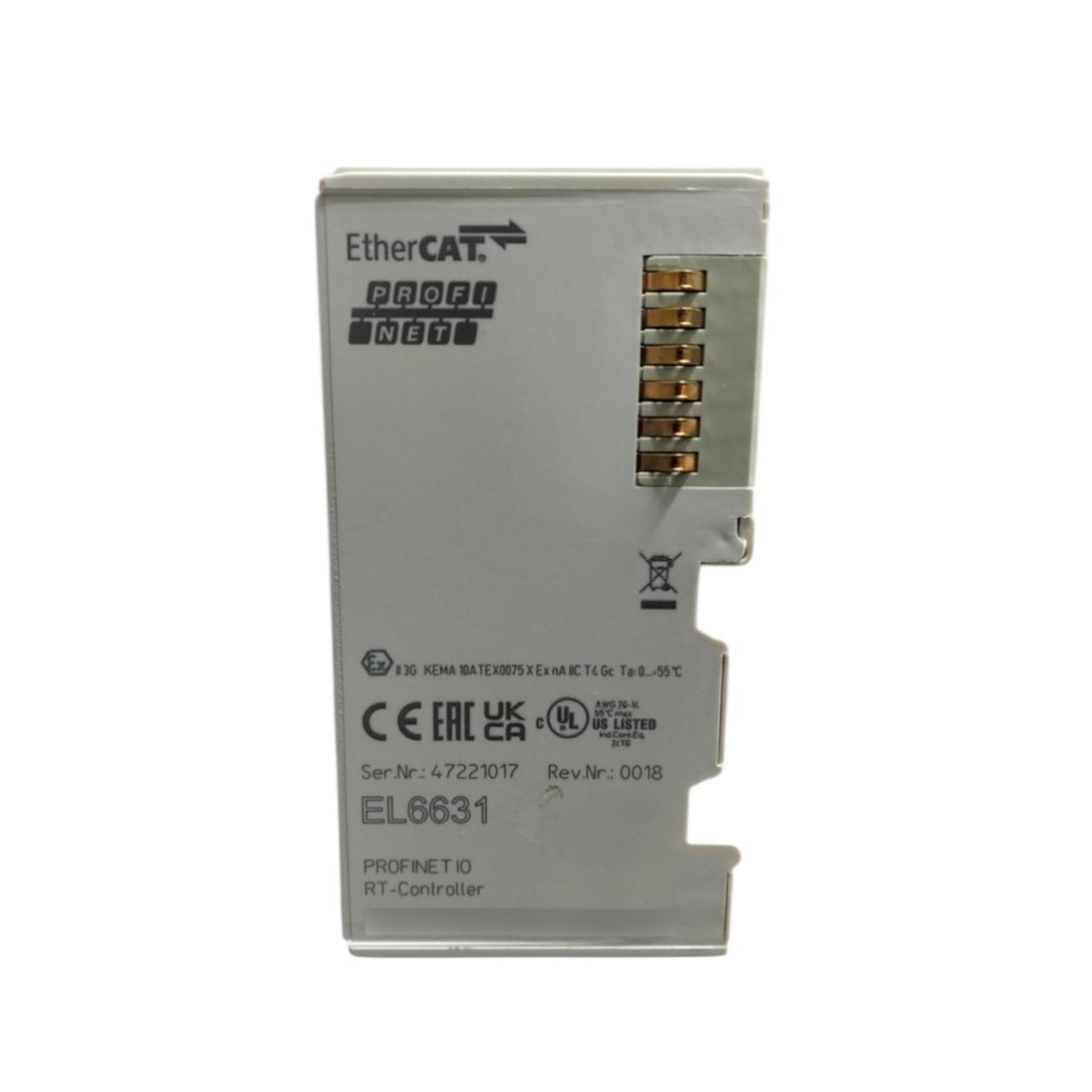 Beckhoff El6631 terminal EtherCAT de comunicación