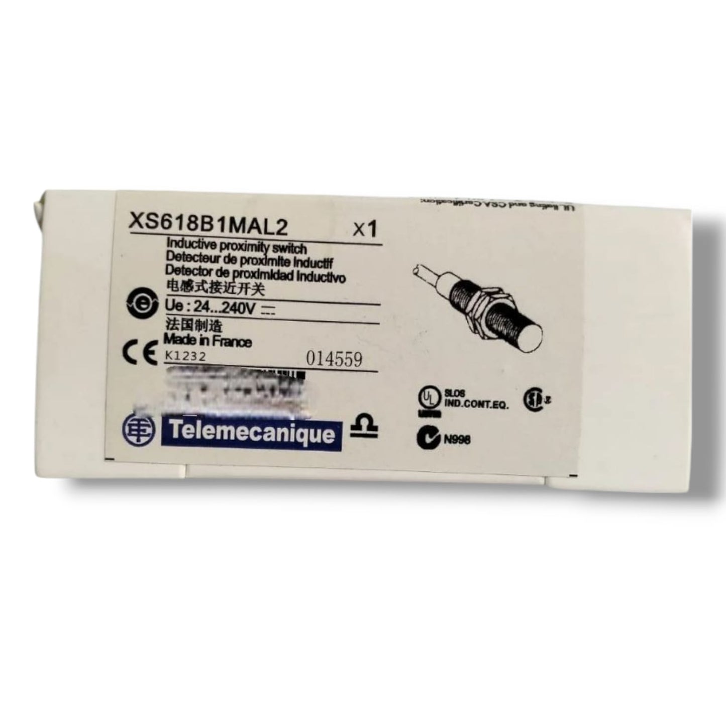 TELEMECANIQUE XS618B1MAL2 SENSOR INDUCTIVO