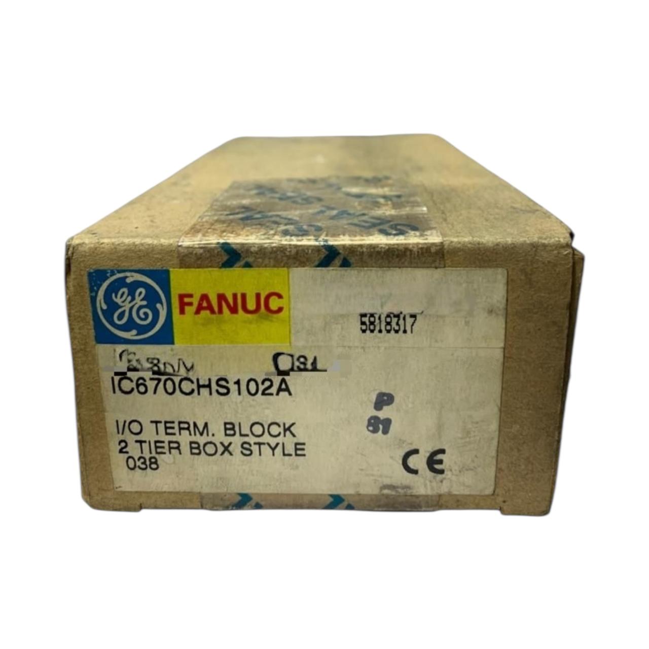 Fanuc Ic670chs102a bloque de terminales