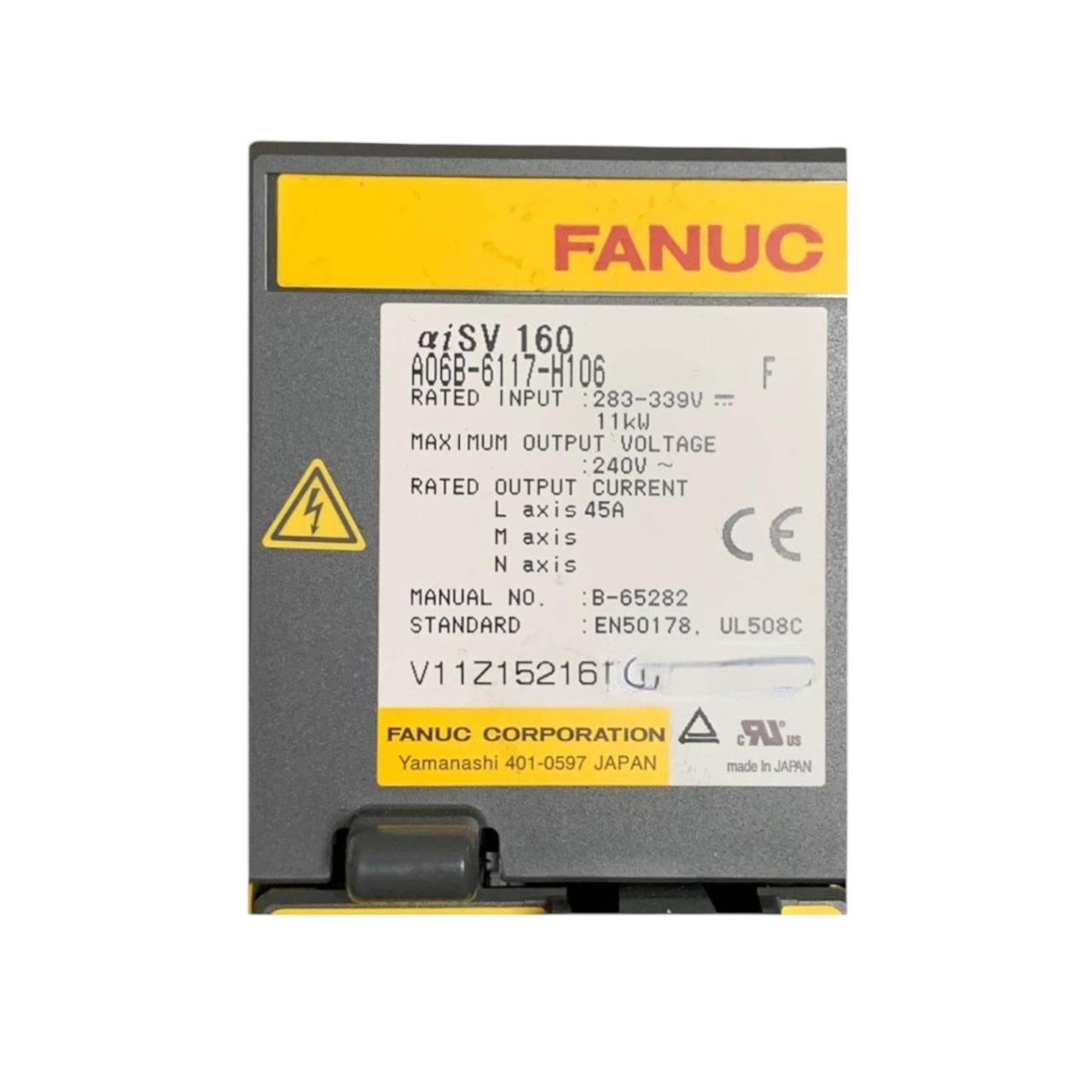 Fanuc A06b-6117-h106 amplificador de servo
