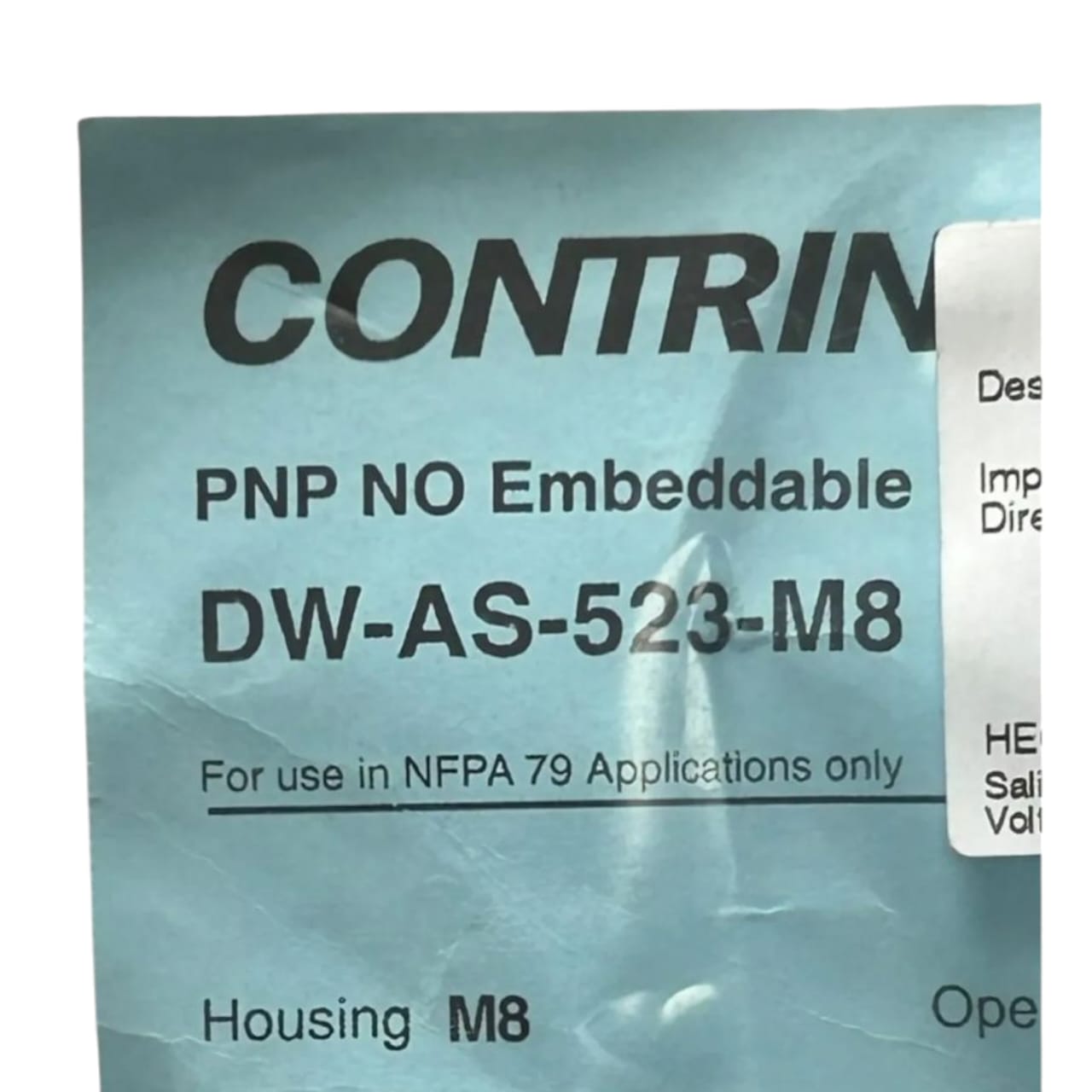 Contrinex Dw-as-523-m8 SENSOR