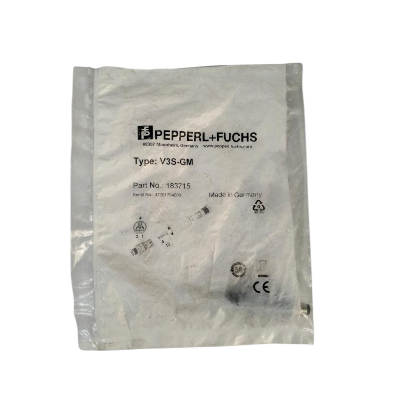 Pepperl + Fuchs V3s-gm conector macho M8