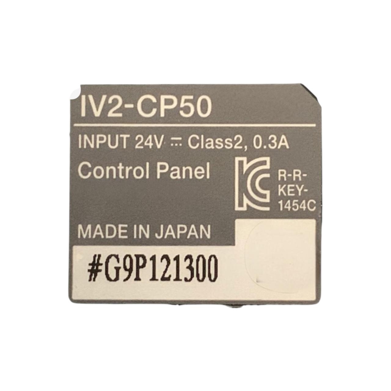 Keyence Iv2-cp50 panel de control táctil