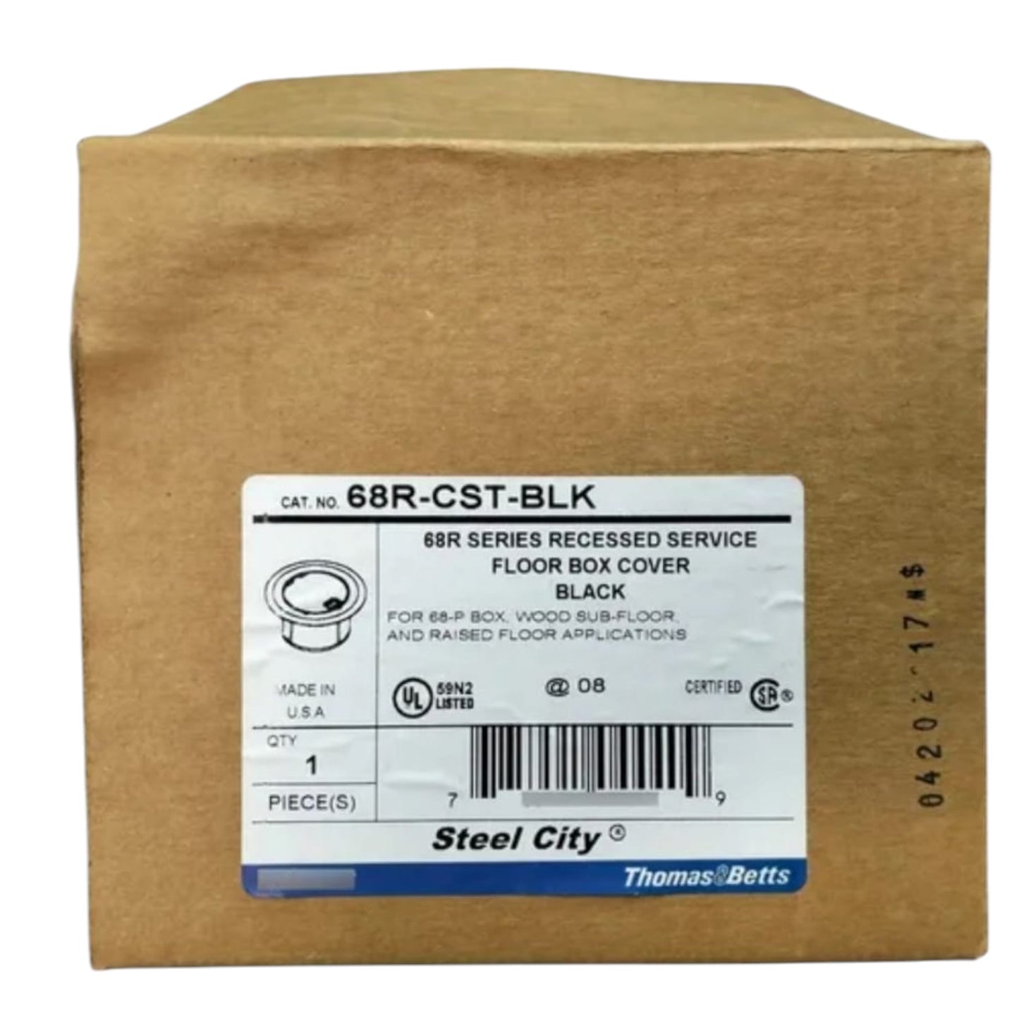 Thomas Betts 68r-cst-blk CAJA