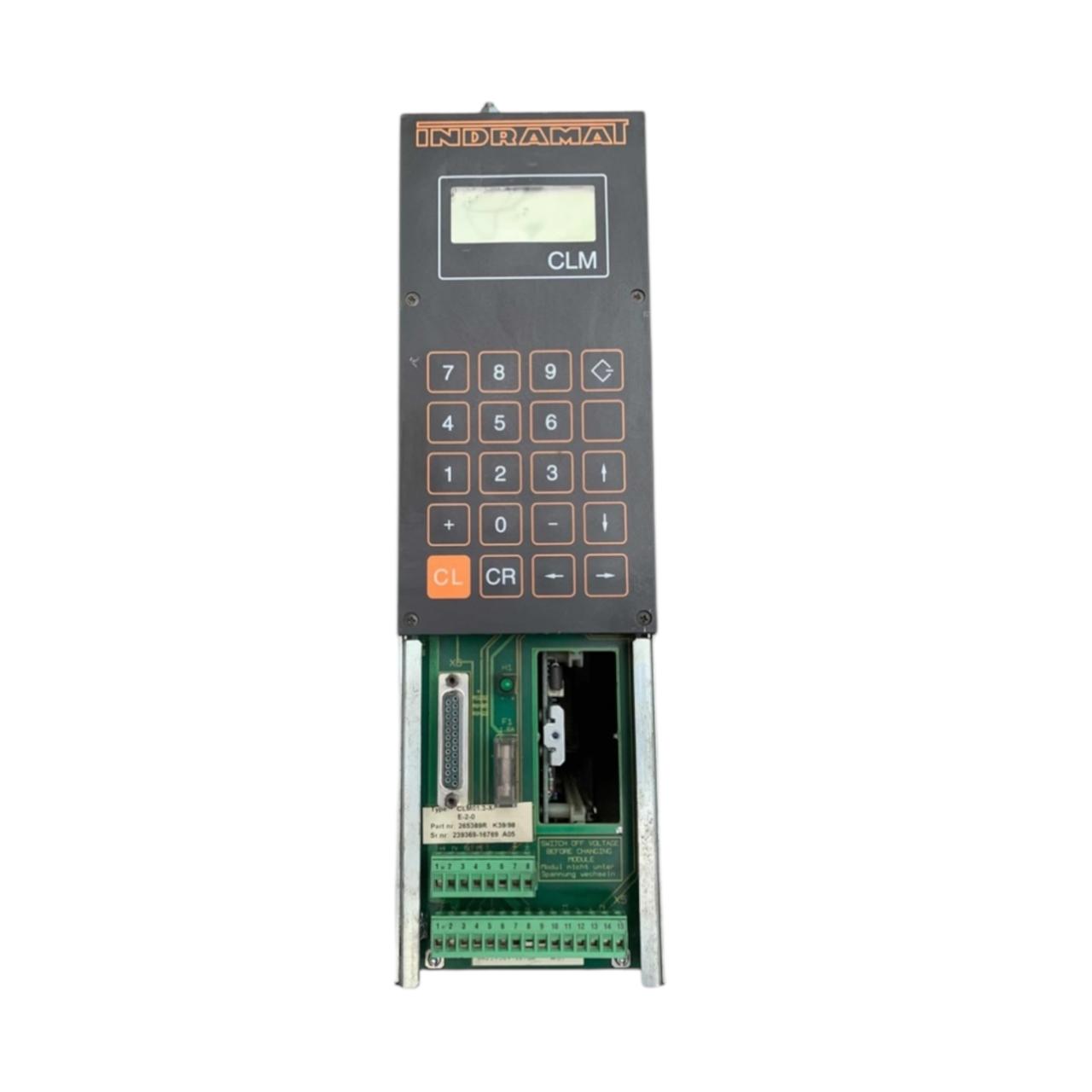 Indramat Clm01.3-x-e-2-0 controlador de posicionamiento