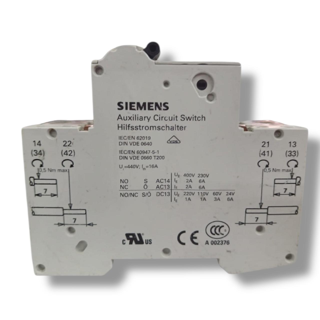 Siemens 5SY4104-7 MCB C4 CON 5ST3010 INTERRUPTOR