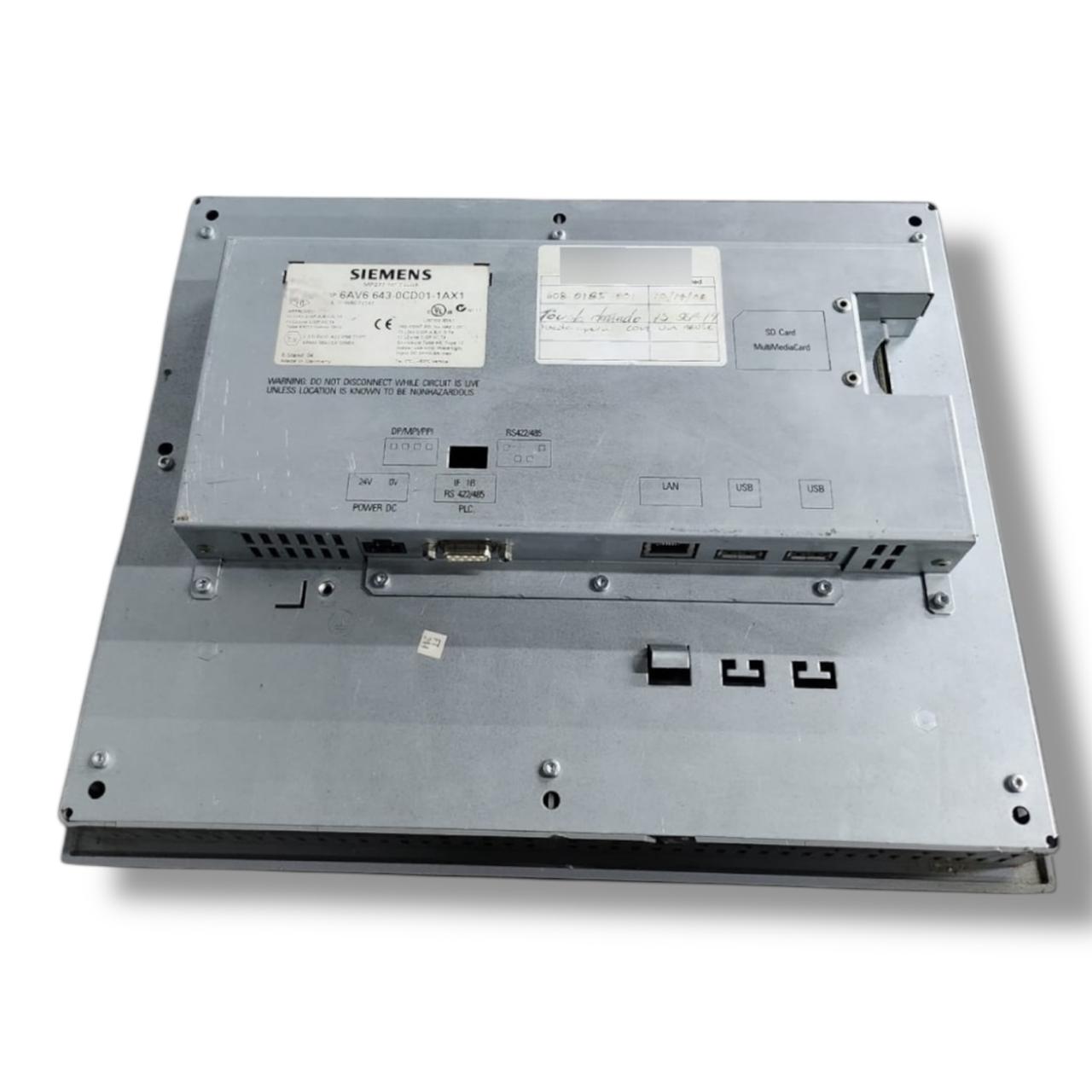 SIEMENS 6AV6643-0CD01-1AX1 PANEL TACTIL