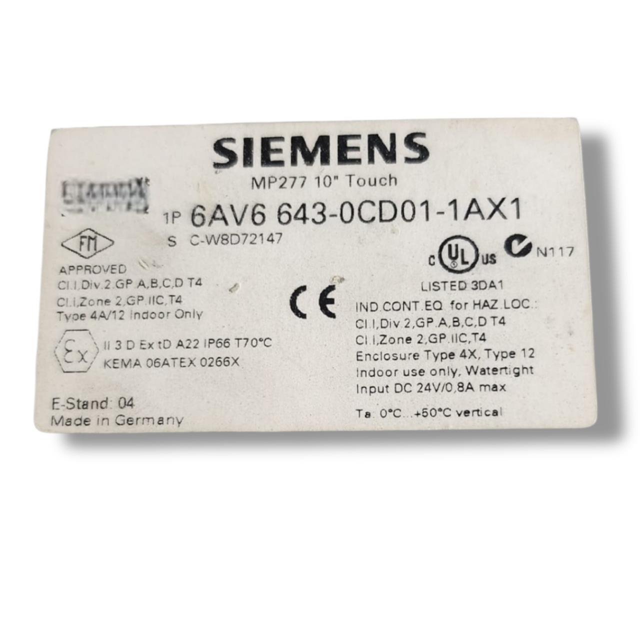 SIEMENS 1FK6042-6AF71-1TB0-Z SRVOMOTOR SINCRONICO CON CONECTOR ROTO