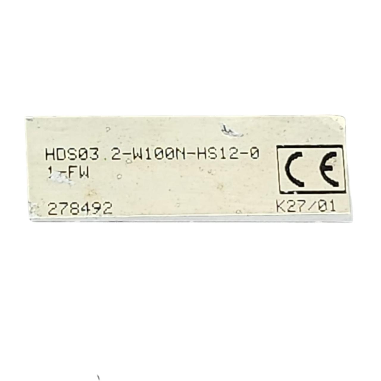 REXROTH INDRAMAT HDS03.2-W100N-HS12-01-FW