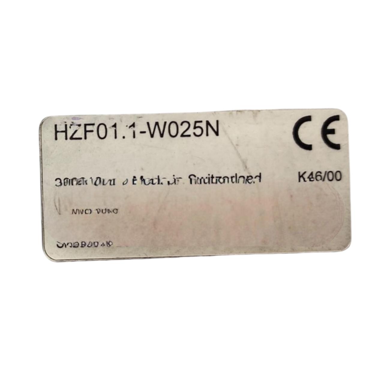 REXROTH INDRAMAT HZF01.1-W025N