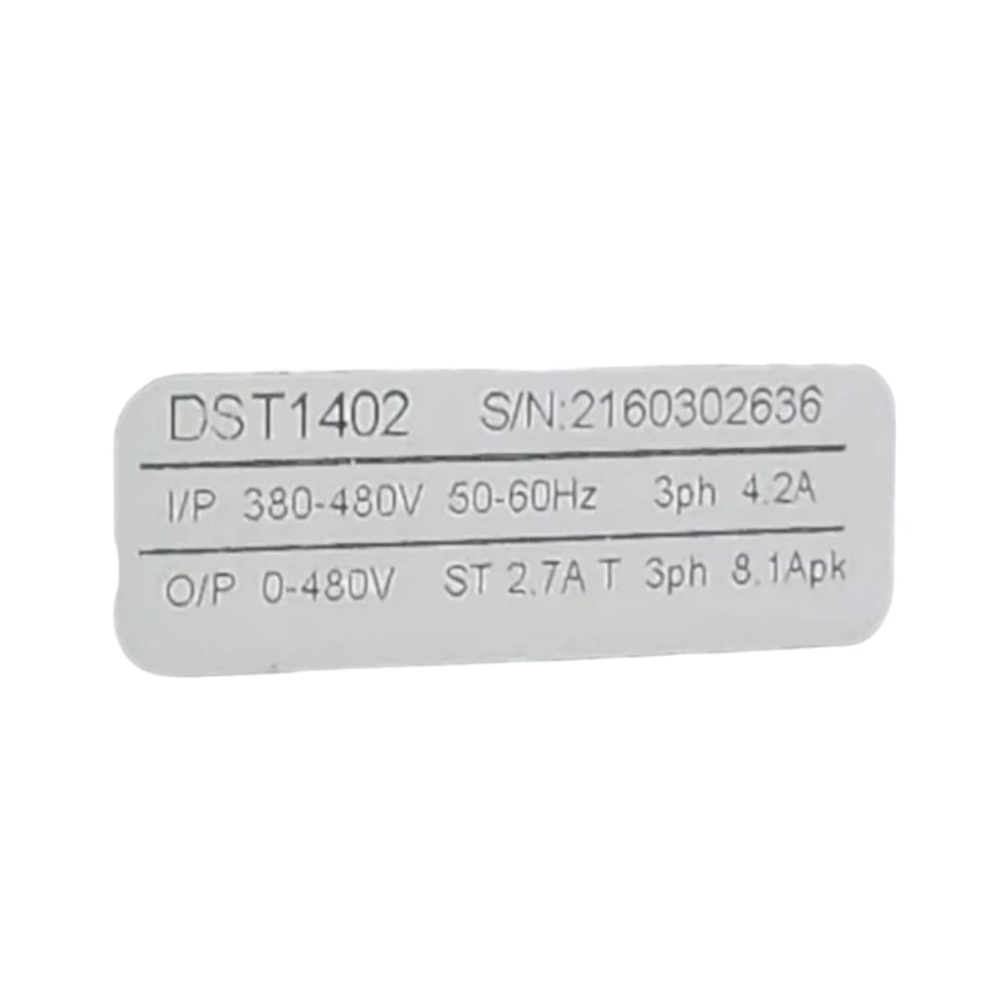 Emerson Control Techniques Dst1402 3098-0067 SERVOACCIONAMIENTO