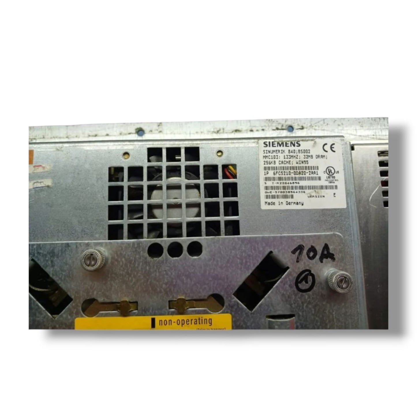 SIEMENS 6FC5210-0DA20-2AA1 y 6FC5203-0AB11-0AA2 CONTROL NUMERICO
