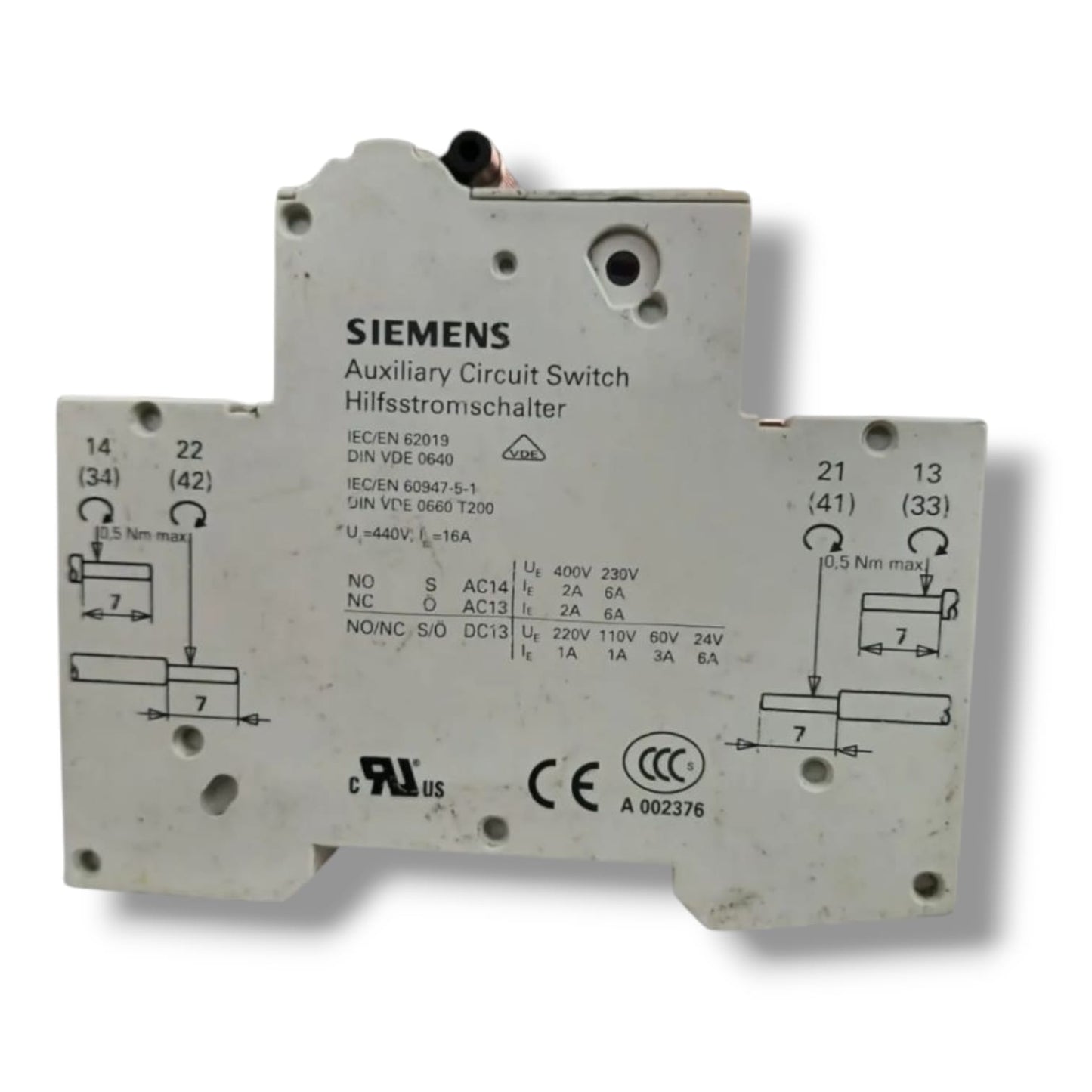 Siemens 5sy4102-7 Mcb C2 Con 5st3010 DISYUNTOR AUTOMATICO