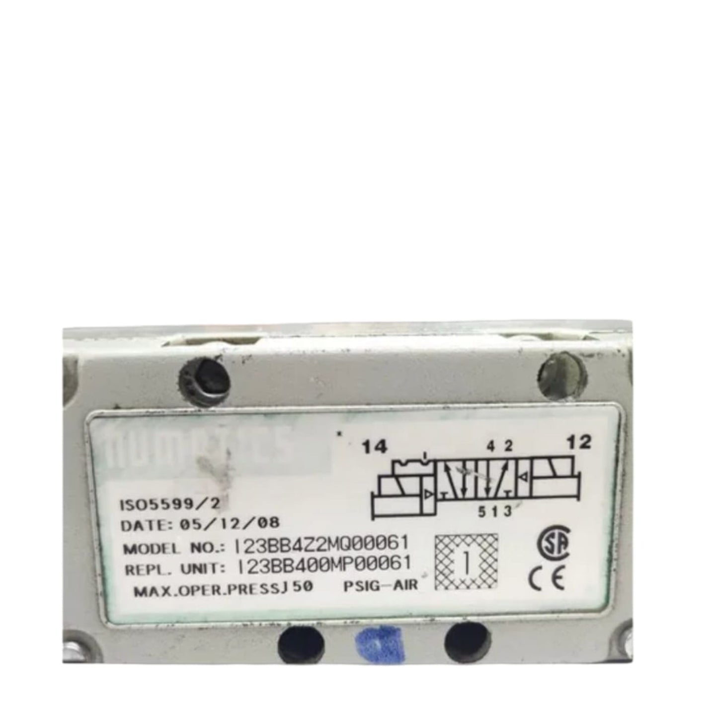 Numatics I23bb400mp00061 VÁLVULA