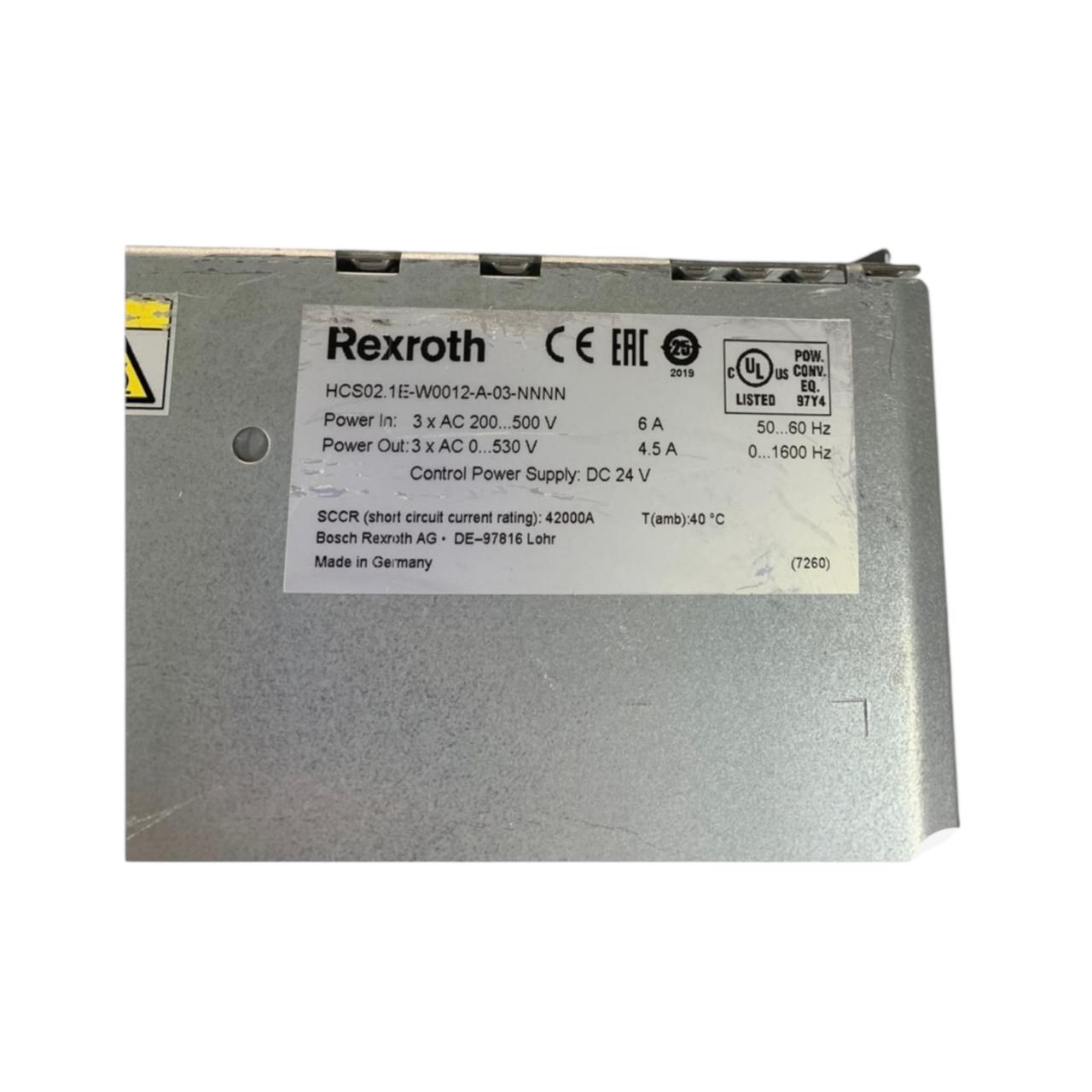 Rexroth Hcs02.1e-w0012-a-03-nnnn convertidor compacto