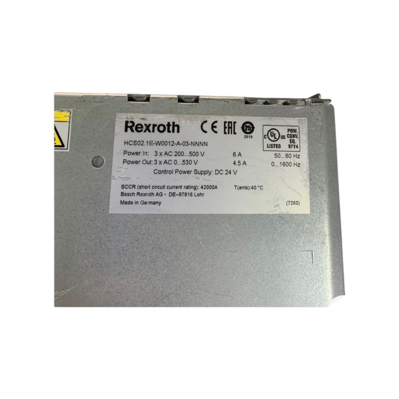 Rexroth Hcs02.1e-w0012-a-03-nnnn convertidor compacto