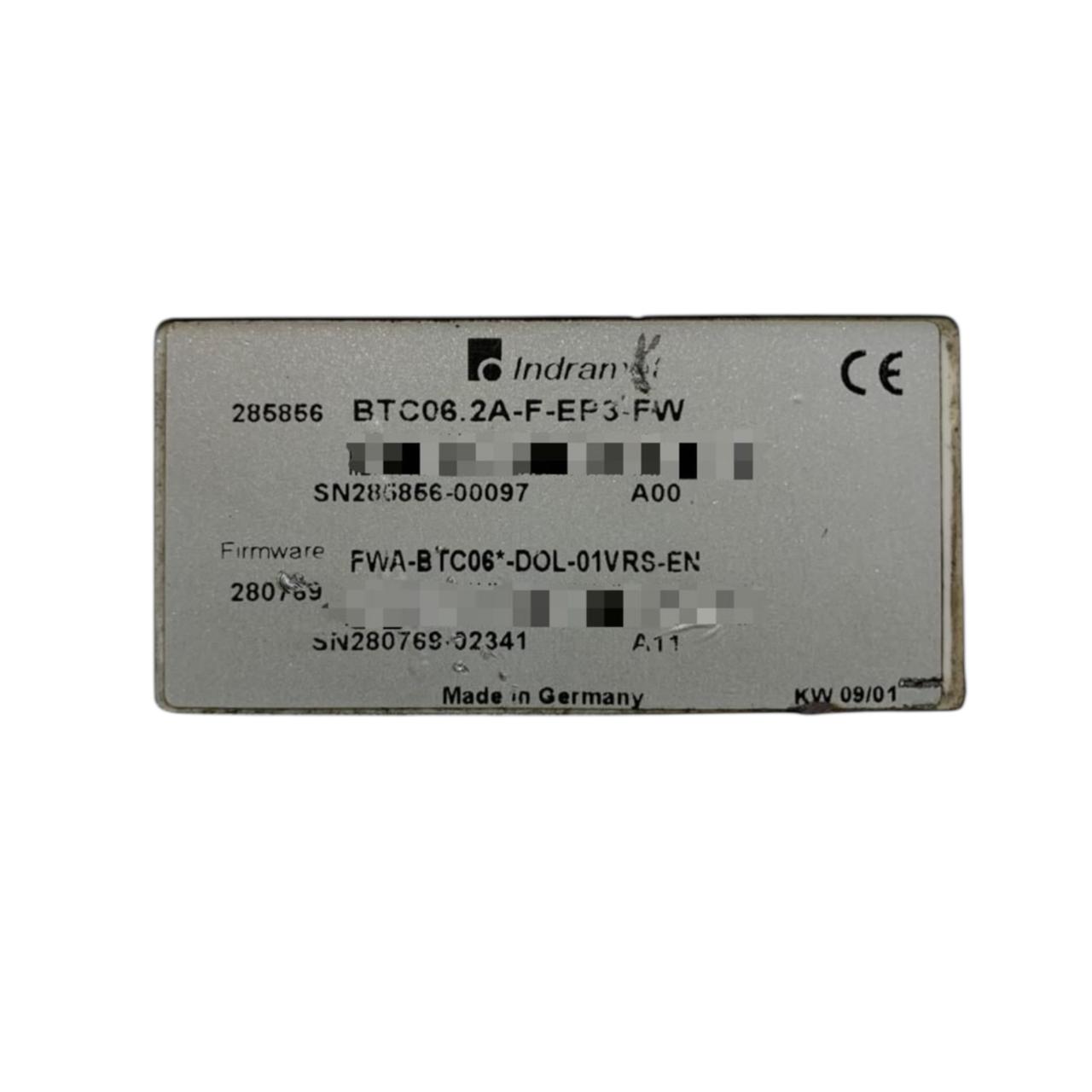 Indramat Btc06.2a-f-ep3-fw unidad de control