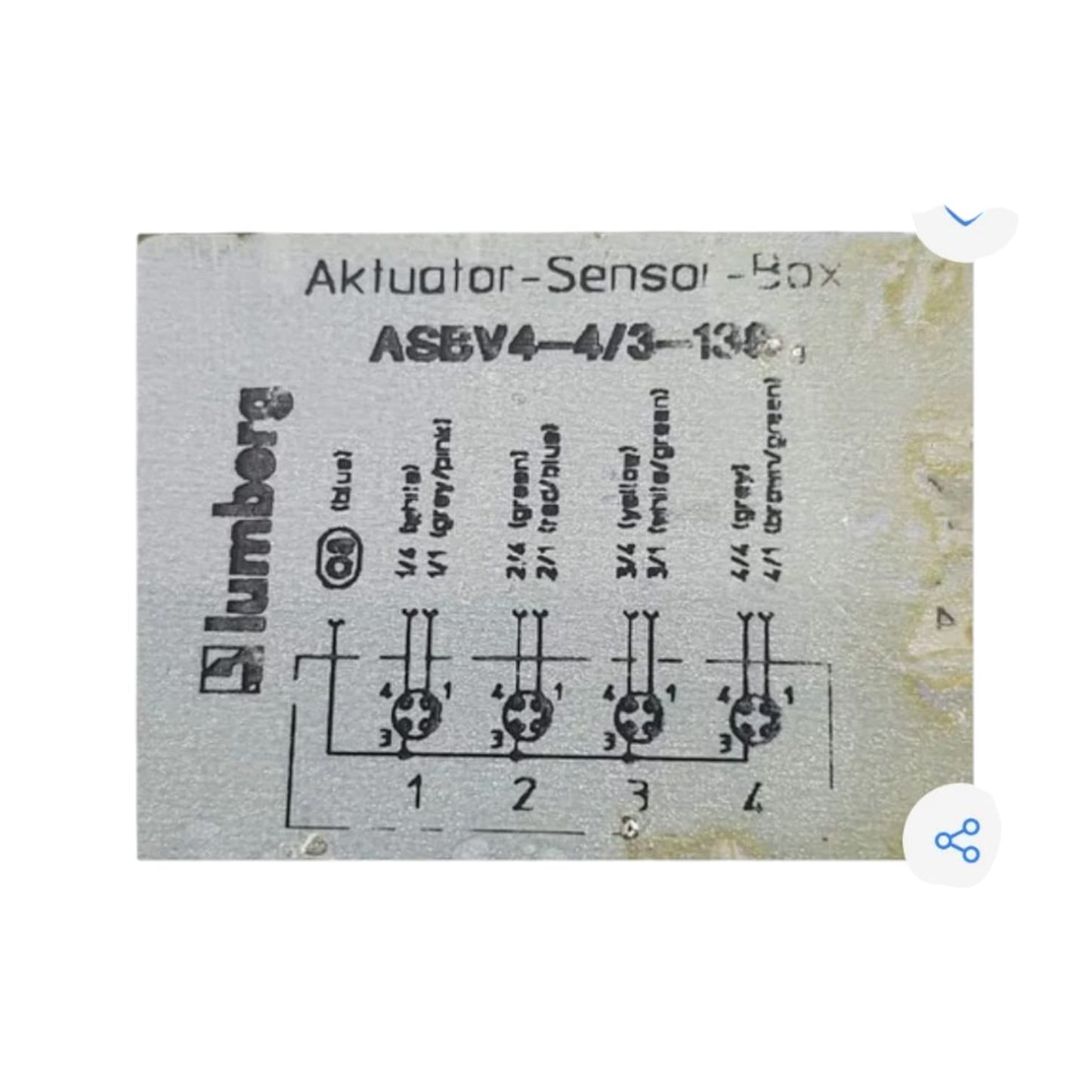 Lumberg Asbv 4-4/3-138 BLOQUE