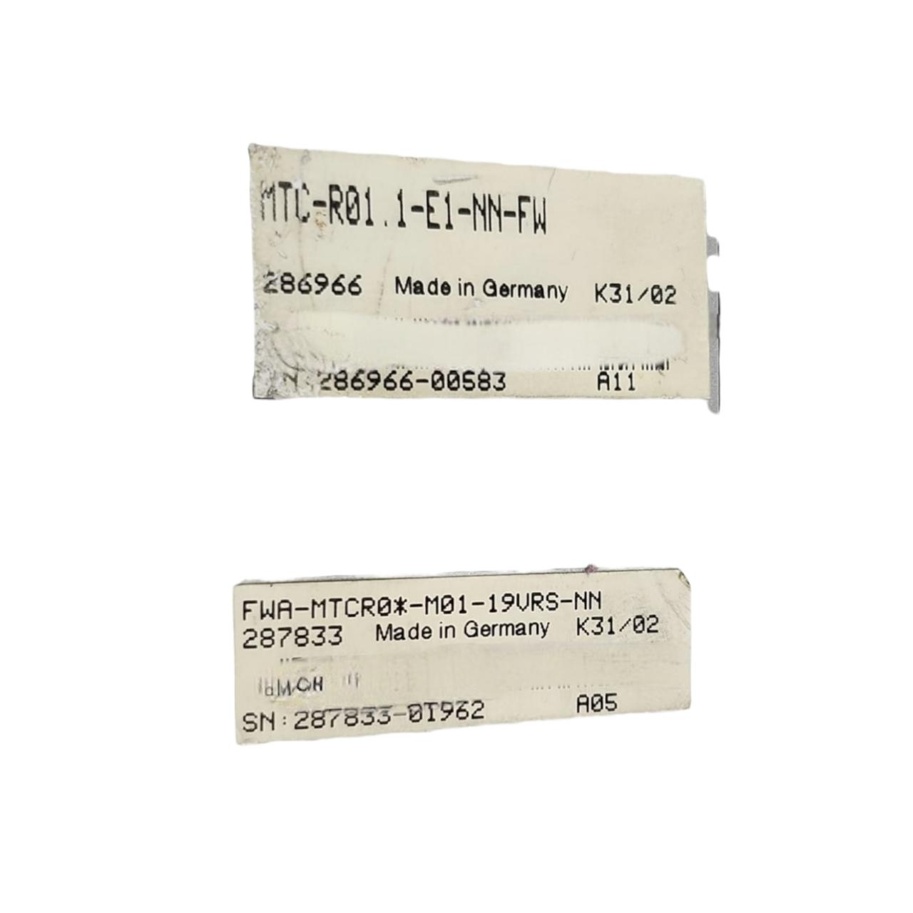 Indramat Mtc-r01.1-e1-nn-fw módulo de control