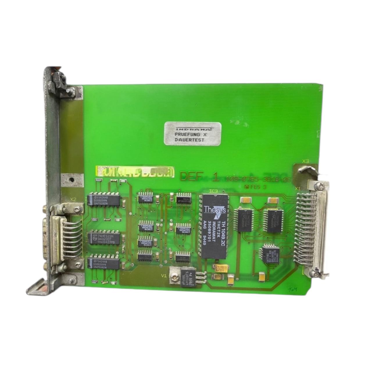 REXROTH INDRAMAT DEF 1 109-0785-3B16-06