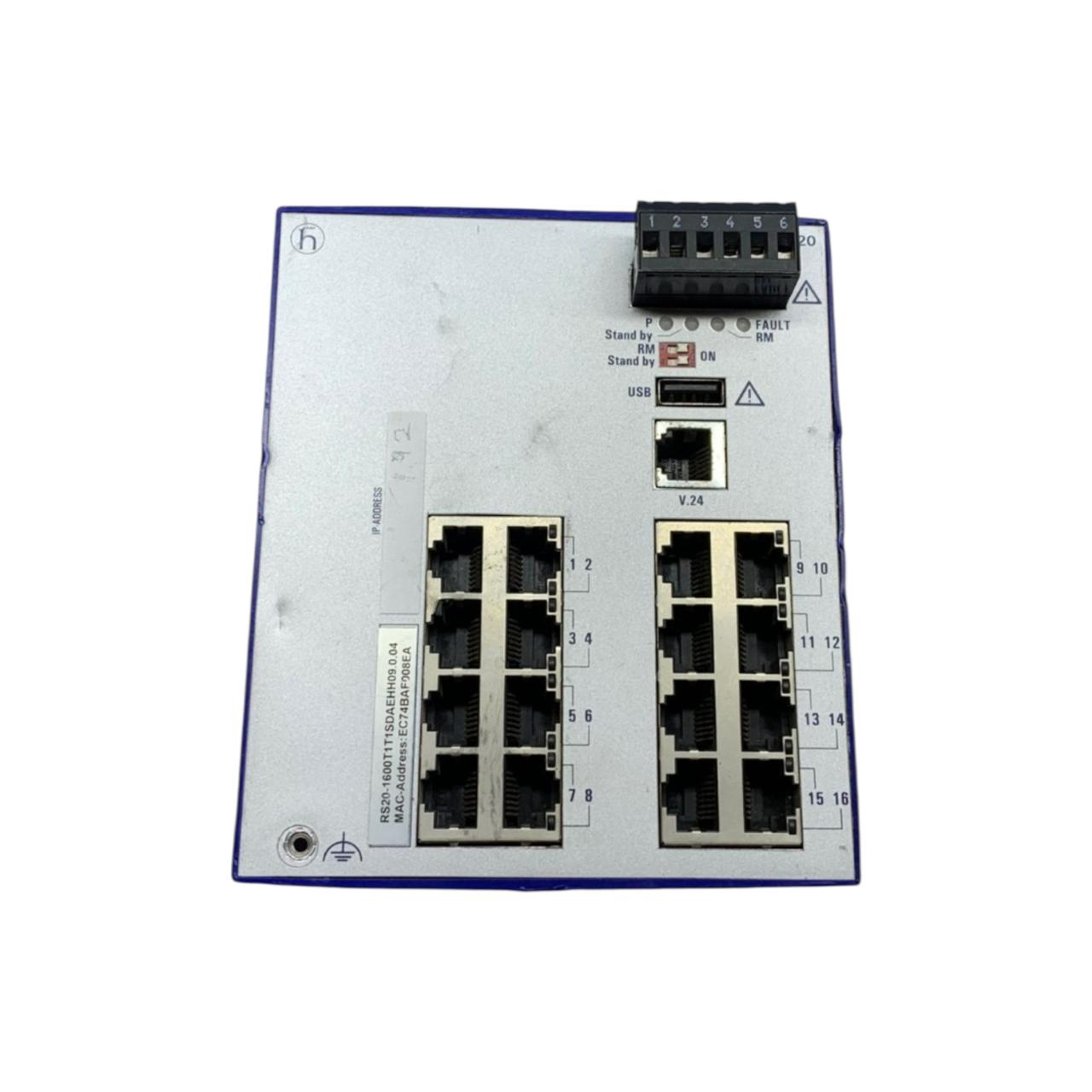 Hirschmann Rs20-1600t1t1sdaehh09.0.04 switch Ethernet industrial