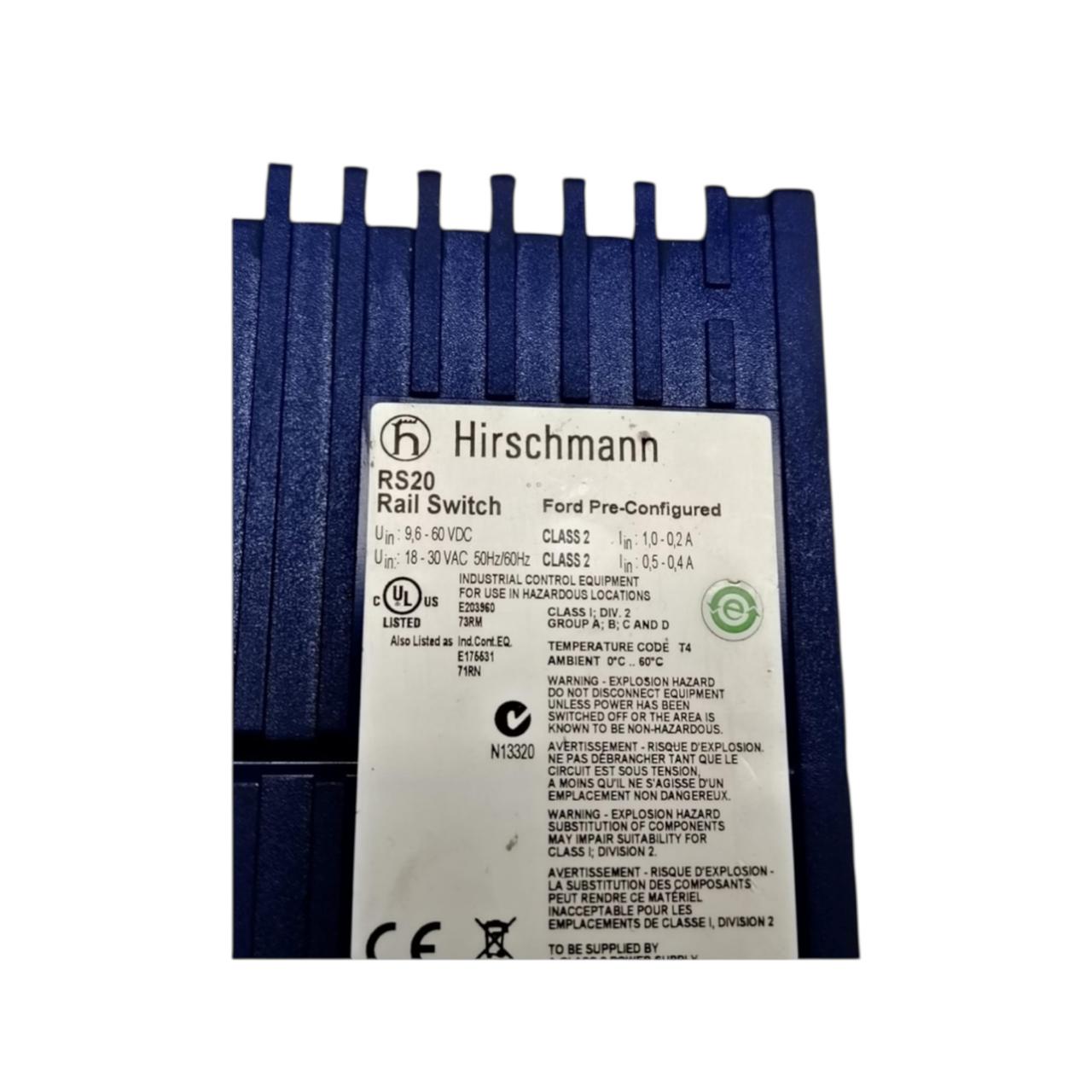 Hirschmann Rs20-1600t1t1sdapfo04.2.03 switch Ethernet