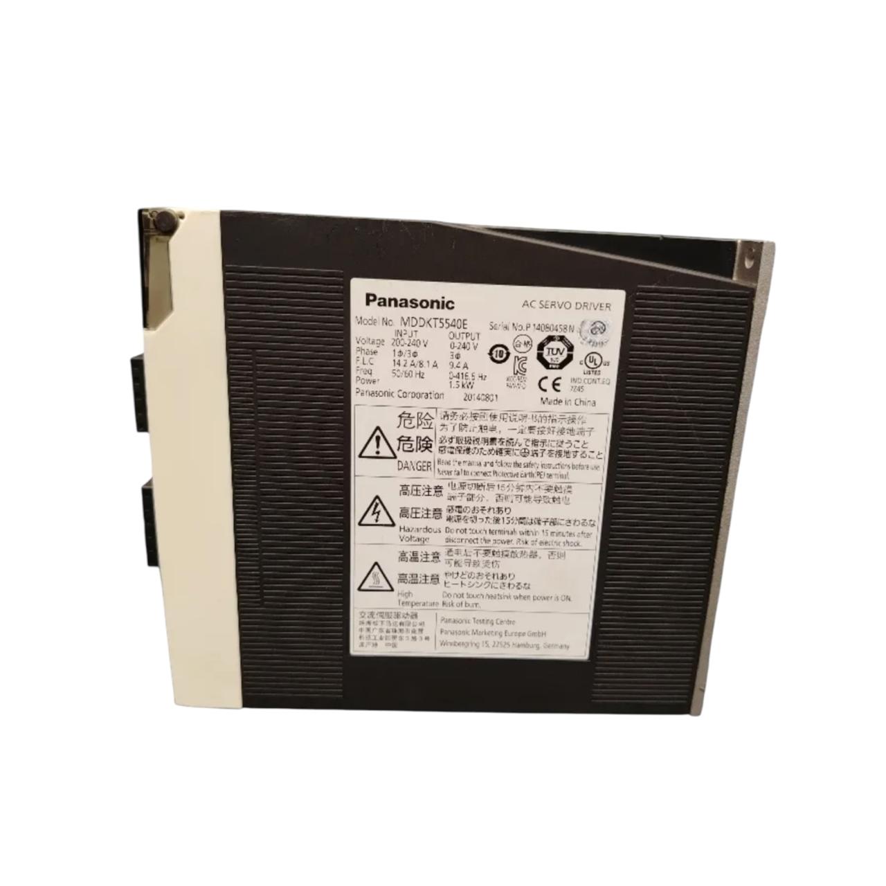 Panasonic Mddkt5540e Servo Drive