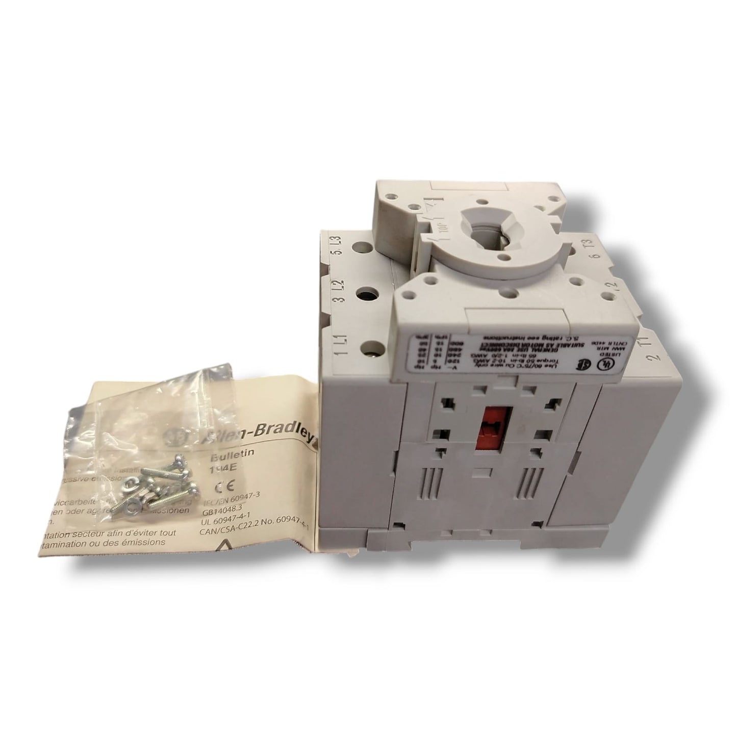Allen Bradley 194e-a80-1735 Ser B Con Detalle Estético