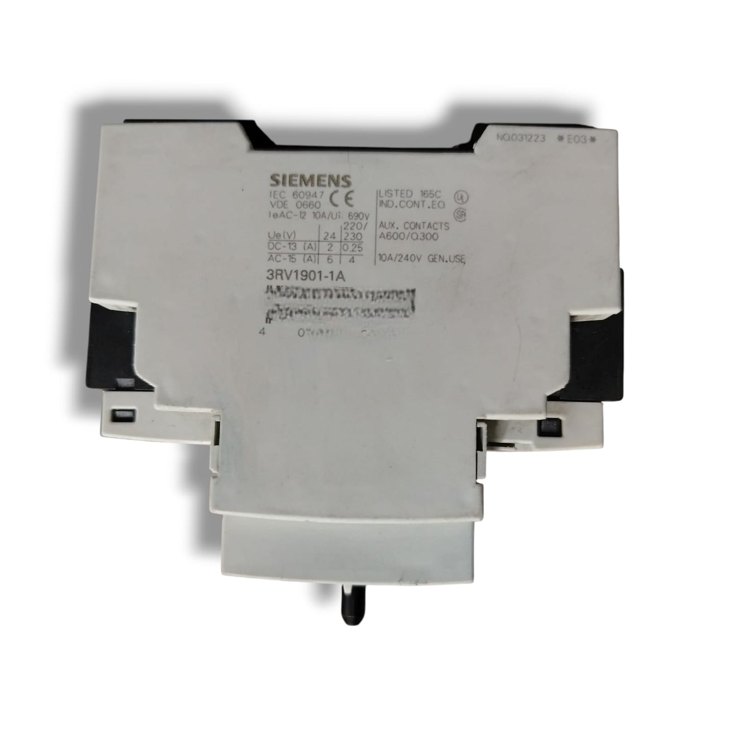 SIEMENS 3RV1021-1JA10+3rv1901- 1A INTERRUPTOR