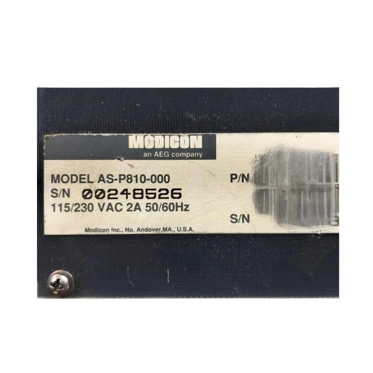 Modicon As-p810-000 fuente de alimentación