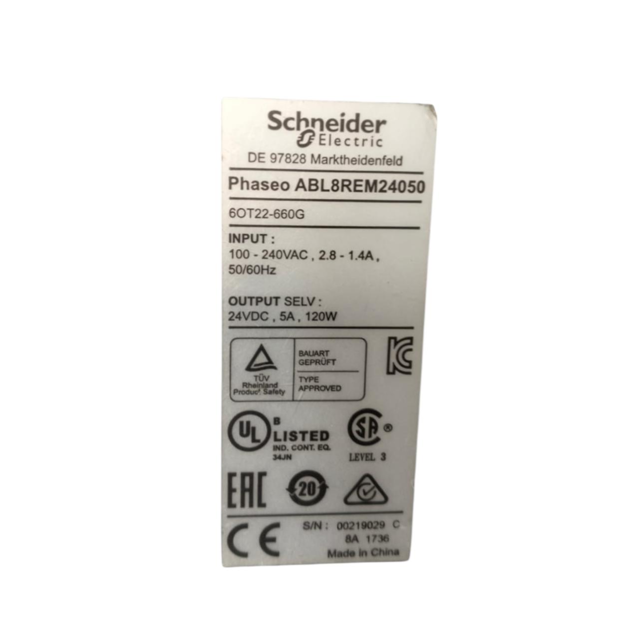 Schneider Abl8rem24050 fuente de alimentación