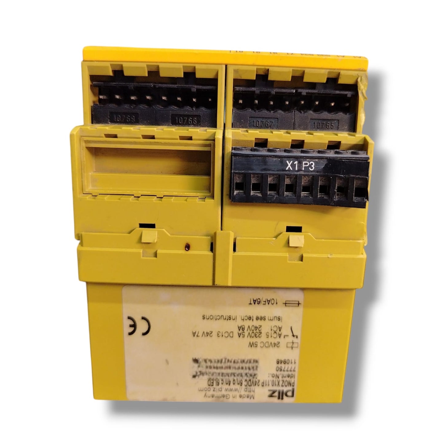 PILZ PNOZ X10.11P 777750 CON DETALLE Módulo de Seguridad