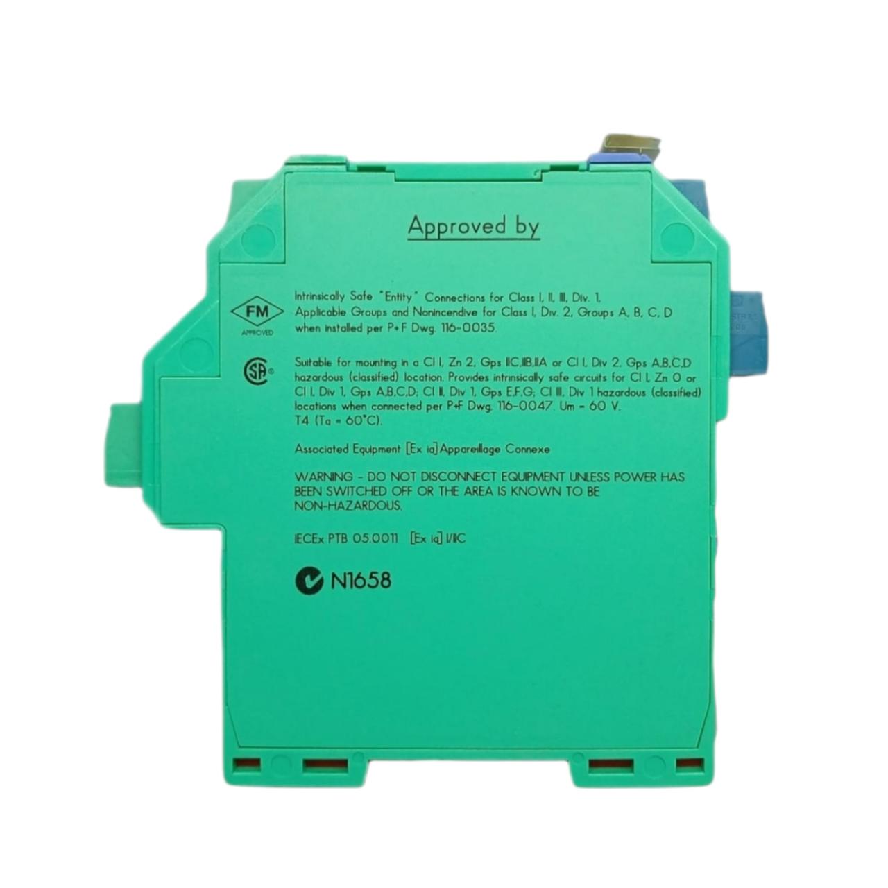 Pepperl + Fuchs Kfd2-sot2-ex2 K-system barrera aisladora de señales digitales