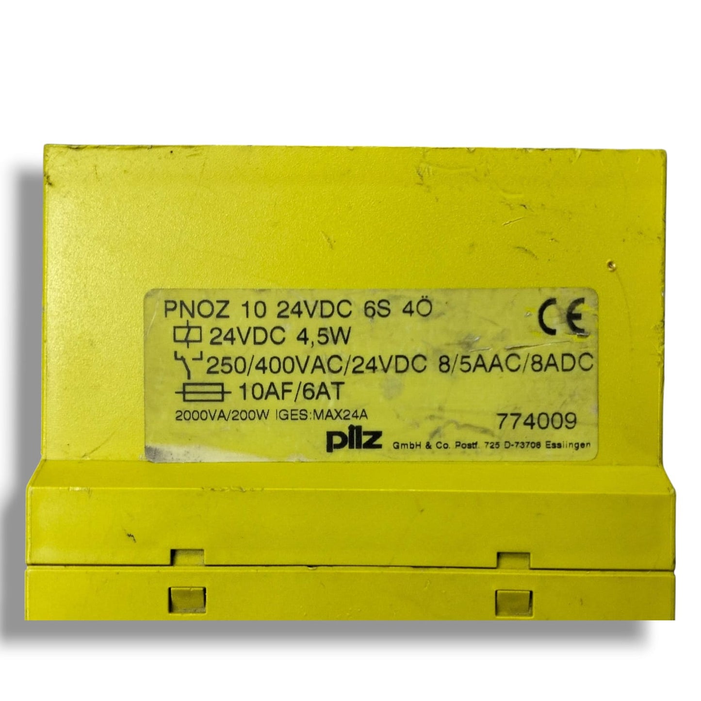 PILZ PNOZ 10 24VDC 6S 40 RELE DE SEGURIDAD