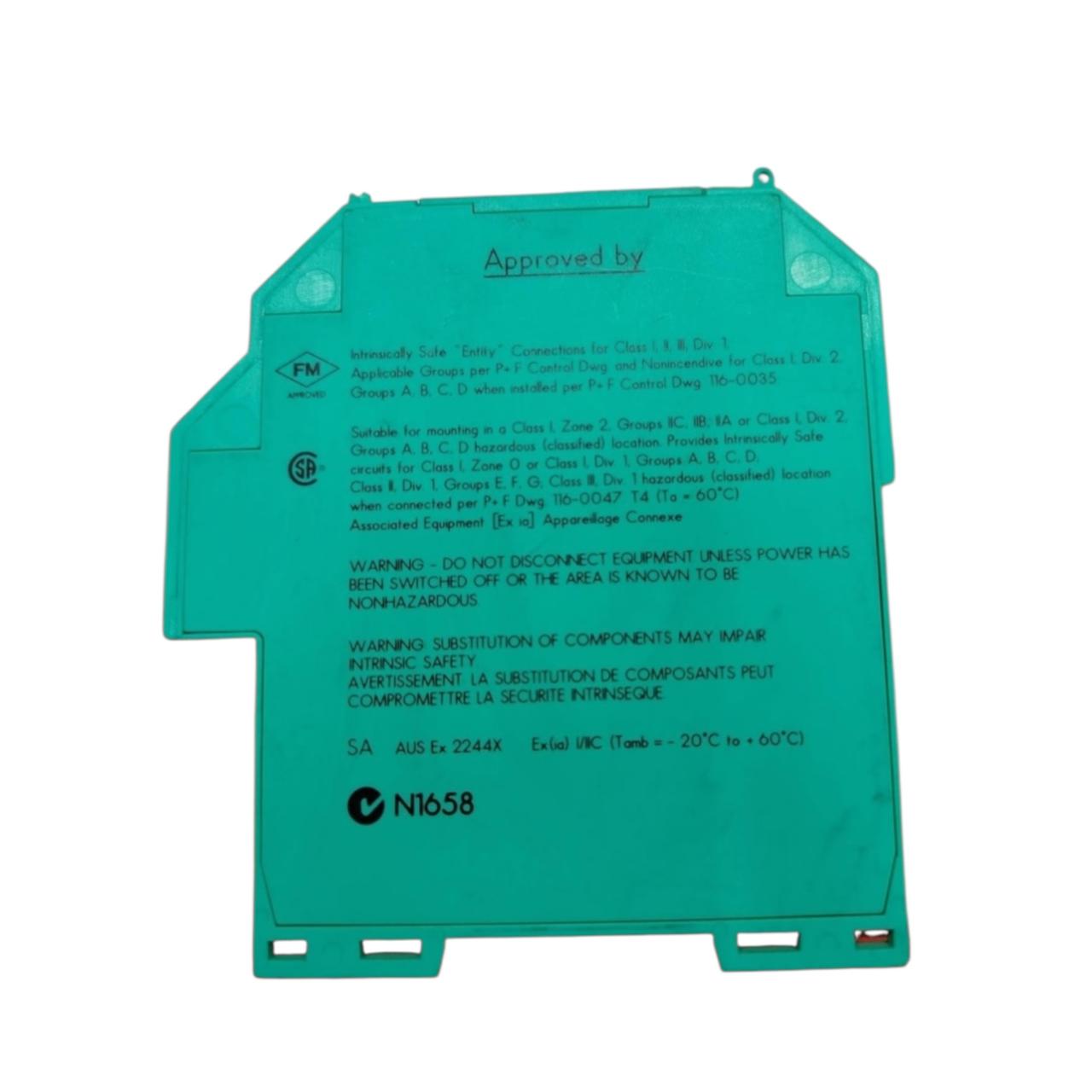 Pepperl+fuchs Kfd2-sot2-ex2. W amplificador de señal