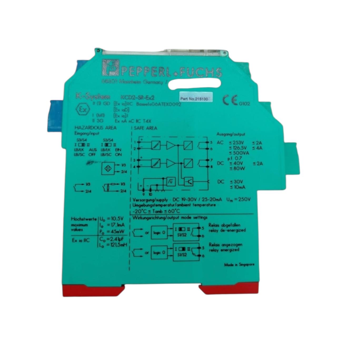 PEPPEERL+FUCHS KCD2-SR-EX2