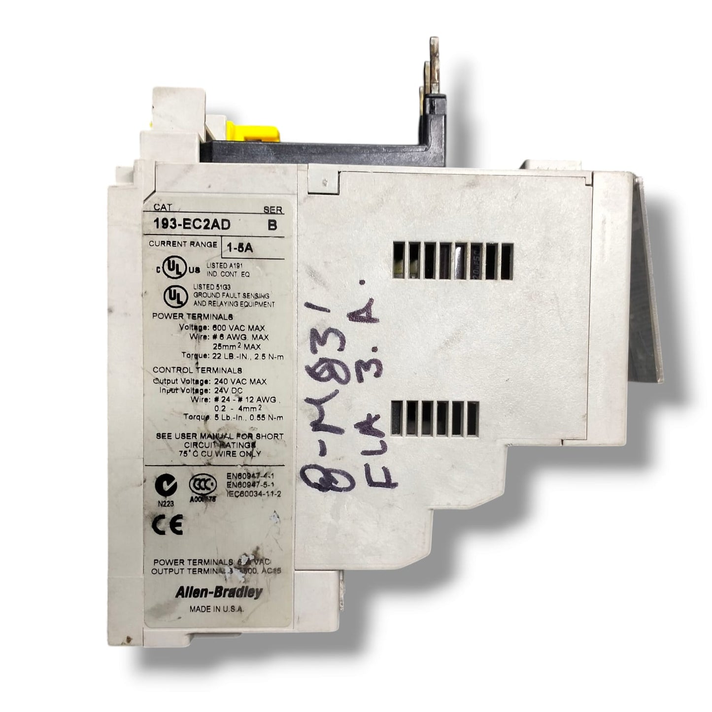 ALLEN BRADLEY 193-EC2AD MODULO ELECTRONICO