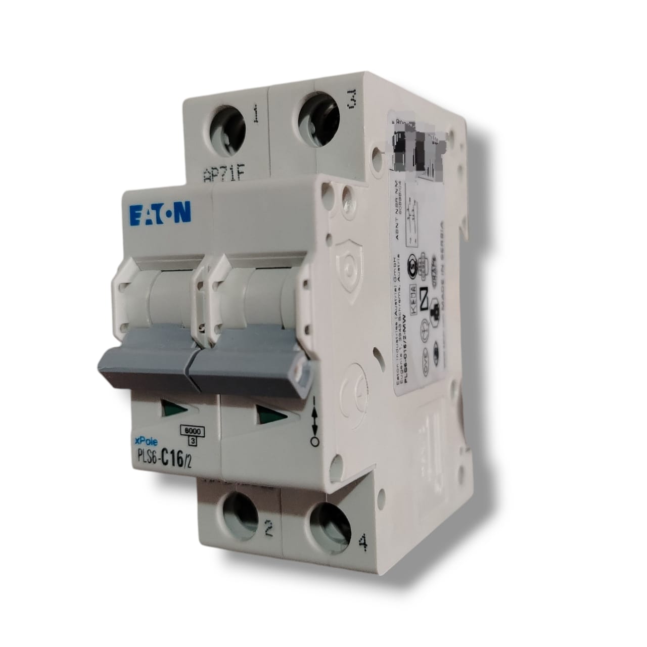 EATON PLS6-C16/2-MW INTERRUPTOR TERMOMAGNETICO 2 POLOS