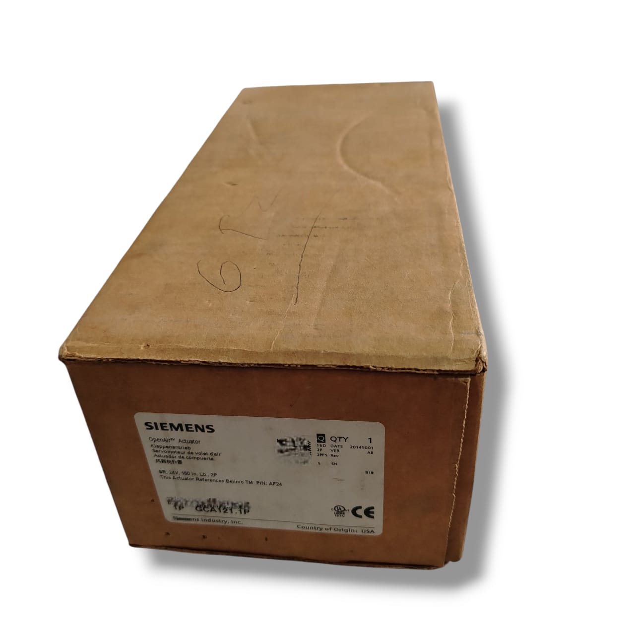 SIEMENS GCA121.1P ACTUADOR ELECTRICO