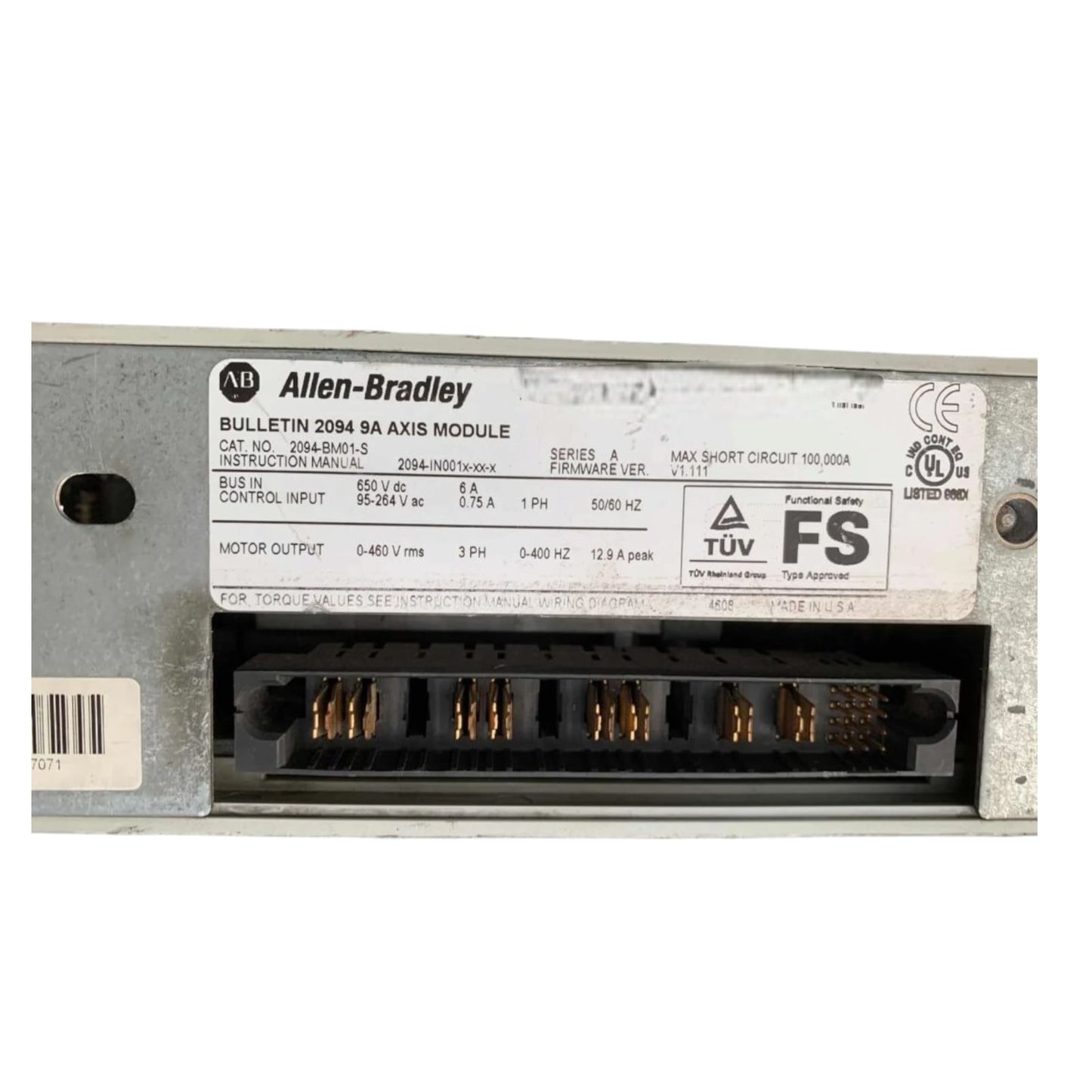 Allen Bradley 2094-bm01-s Ser. A módulo de eje integrado