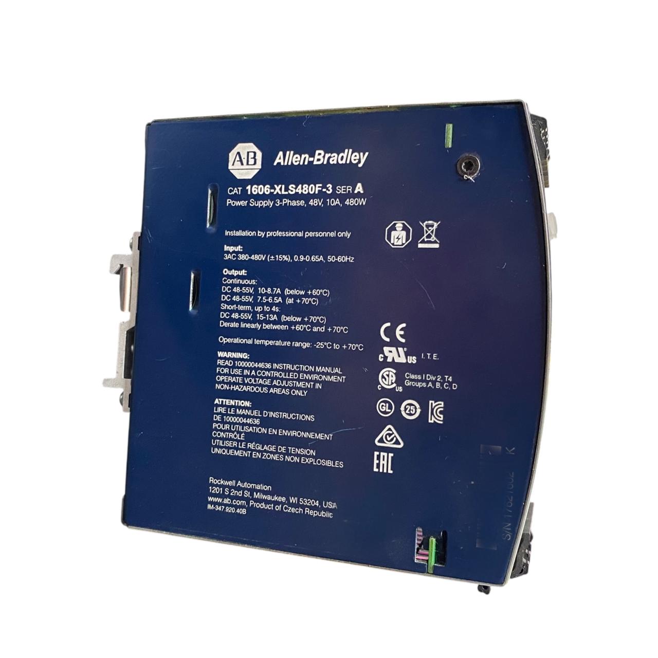 Allen Bradley 1606-xls480f-3 fuente de alimentación