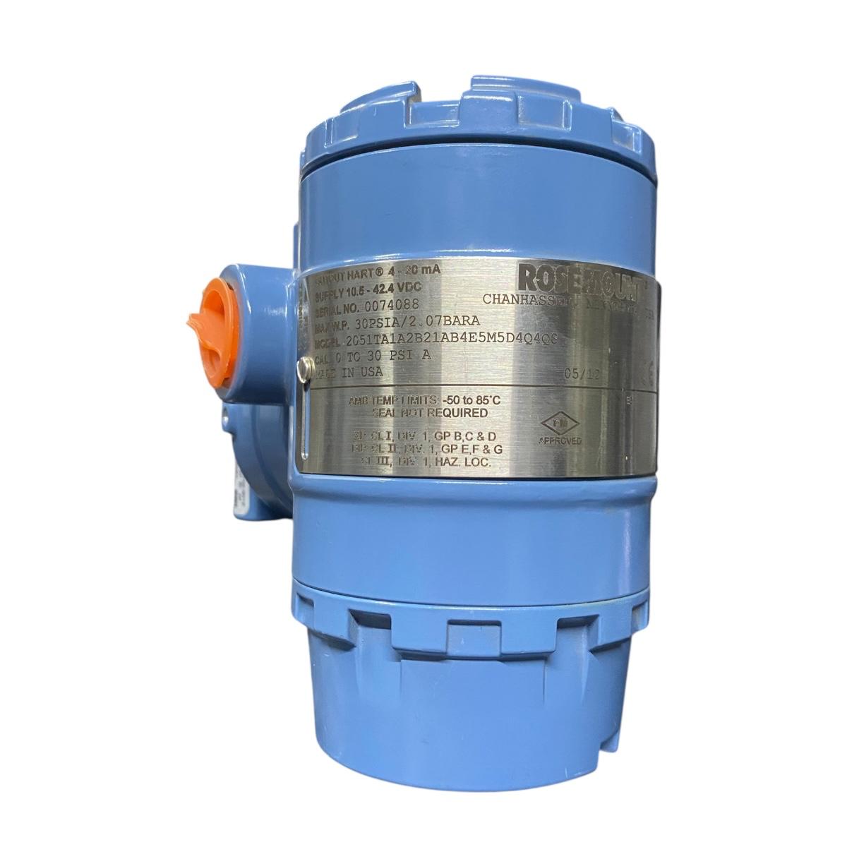 Rosemount 2051ta1a2b21ab4e5m5d4q4q8 transmisor de presión