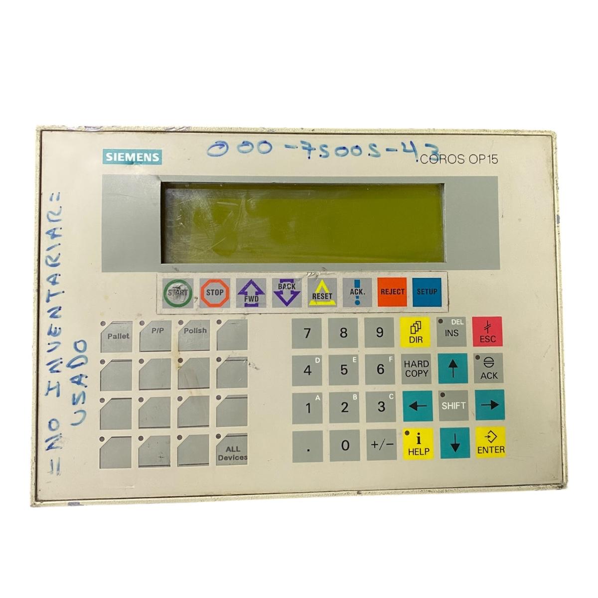 Siemens 6av3515 1ma20 panel operador